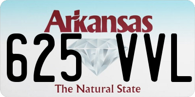 AR license plate 625VVL