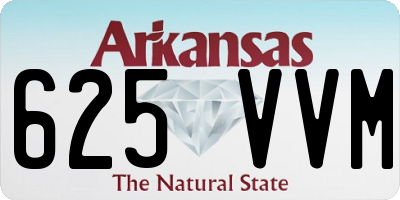 AR license plate 625VVM