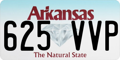 AR license plate 625VVP