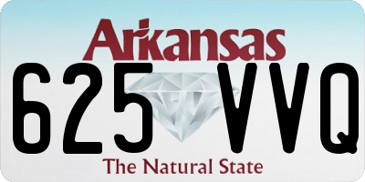 AR license plate 625VVQ