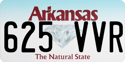 AR license plate 625VVR