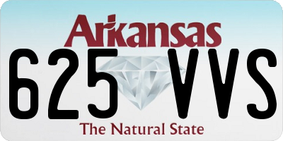 AR license plate 625VVS