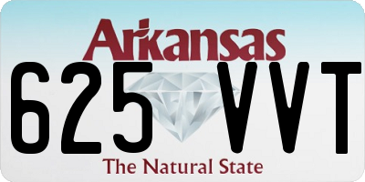 AR license plate 625VVT