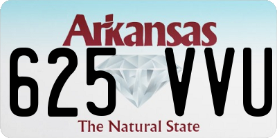 AR license plate 625VVU