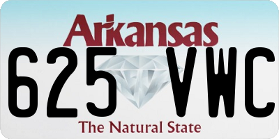 AR license plate 625VWC
