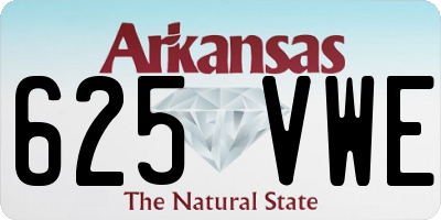 AR license plate 625VWE