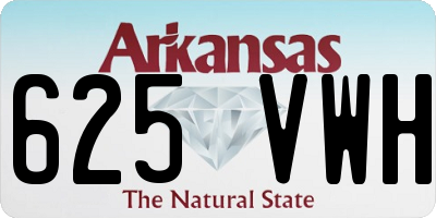 AR license plate 625VWH