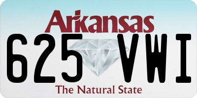 AR license plate 625VWI