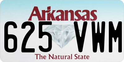 AR license plate 625VWM