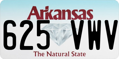 AR license plate 625VWV