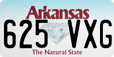 AR license plate 625VXG