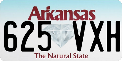 AR license plate 625VXH