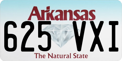 AR license plate 625VXI