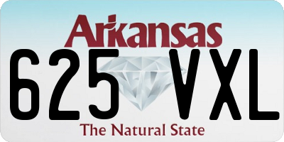 AR license plate 625VXL