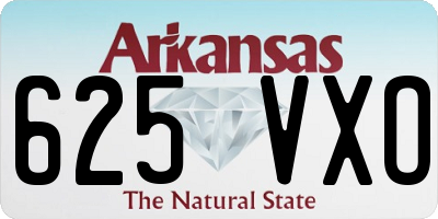 AR license plate 625VXO