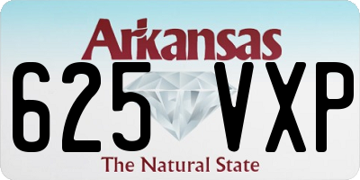 AR license plate 625VXP