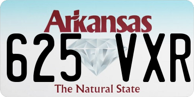 AR license plate 625VXR