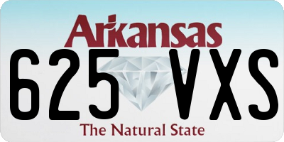 AR license plate 625VXS