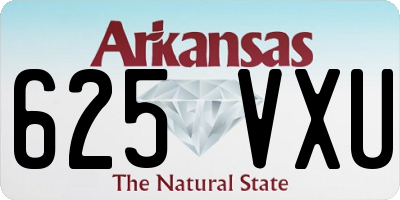 AR license plate 625VXU