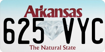 AR license plate 625VYC