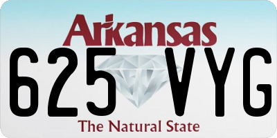 AR license plate 625VYG