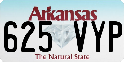 AR license plate 625VYP