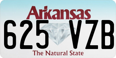 AR license plate 625VZB