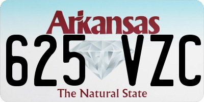 AR license plate 625VZC