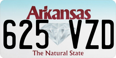 AR license plate 625VZD