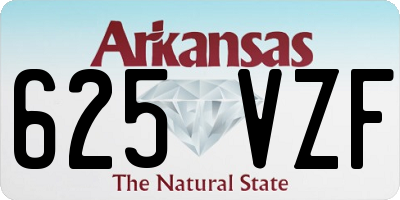 AR license plate 625VZF