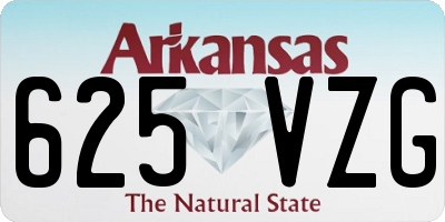 AR license plate 625VZG