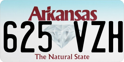 AR license plate 625VZH