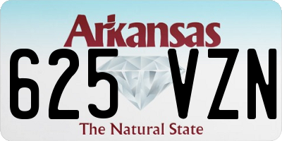 AR license plate 625VZN