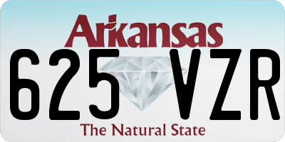AR license plate 625VZR