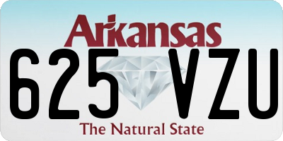 AR license plate 625VZU