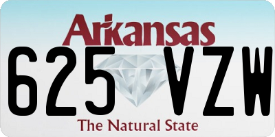 AR license plate 625VZW
