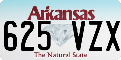 AR license plate 625VZX