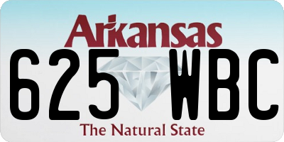 AR license plate 625WBC