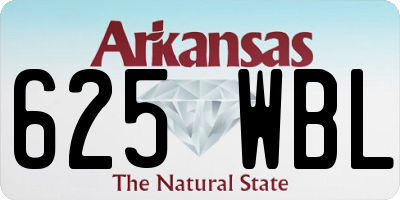 AR license plate 625WBL