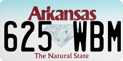 AR license plate 625WBM