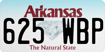 AR license plate 625WBP