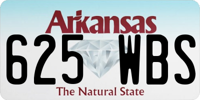 AR license plate 625WBS