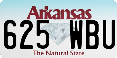 AR license plate 625WBU