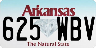 AR license plate 625WBV