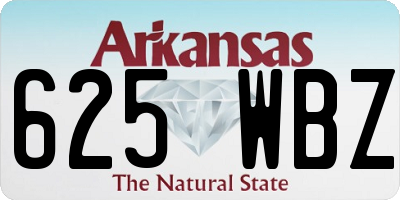 AR license plate 625WBZ