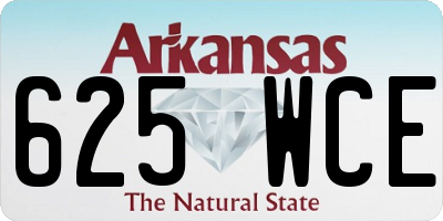 AR license plate 625WCE