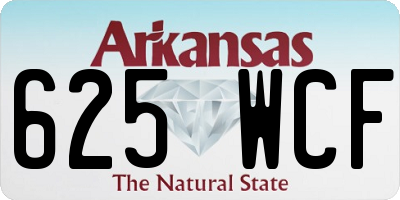 AR license plate 625WCF