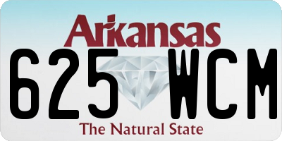 AR license plate 625WCM