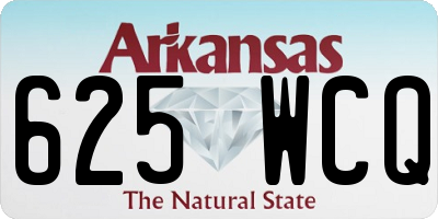 AR license plate 625WCQ