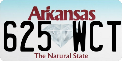 AR license plate 625WCT